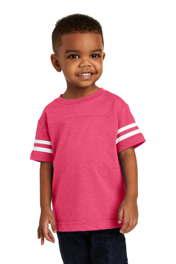 Rabbit Skins Toddler Football Fine Jersey Tee
