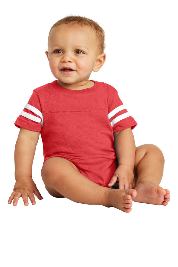 Rabbit Skins Infant Football Fine Jersey Bodysuit