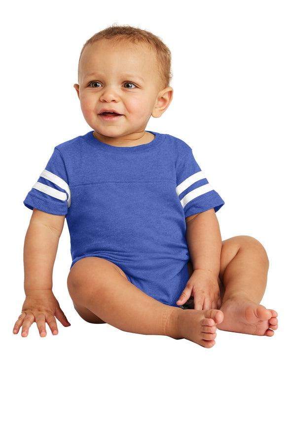 Rabbit Skins Infant Football Fine Jersey Bodysuit