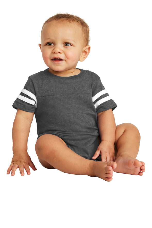 Rabbit Skins Infant Football Fine Jersey Bodysuit