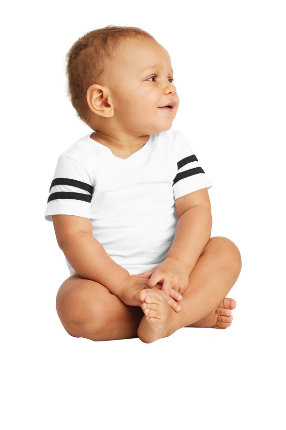 Rabbit Skins Infant Football Fine Jersey Bodysuit
