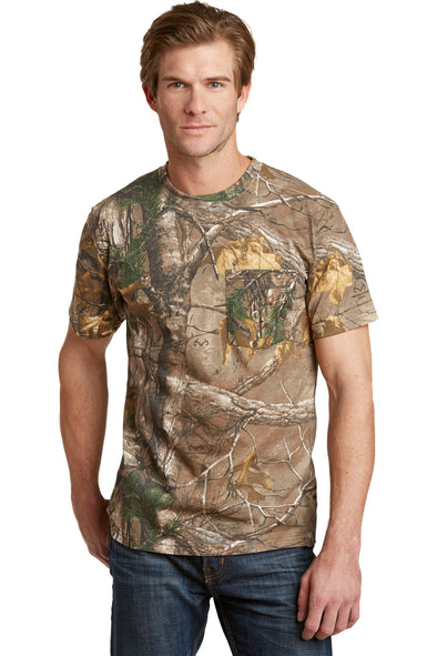 Russell Outdoors Realtree Explorer 100% Cotton T-Shirt with Pocket