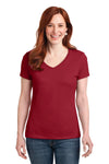 Hanes Ladies Nano-T Cotton V-Neck T-Shirt