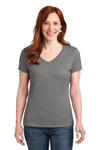 Hanes Ladies Nano-T Cotton V-Neck T-Shirt