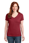 Hanes Ladies Nano-T Cotton V-Neck T-Shirt