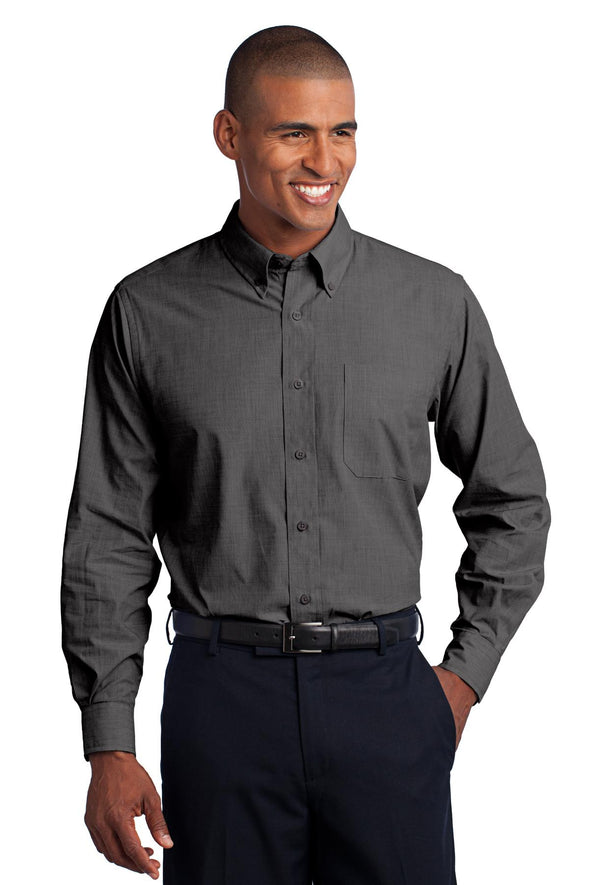 Port Authority Crosshatch Easy Care Shirt
