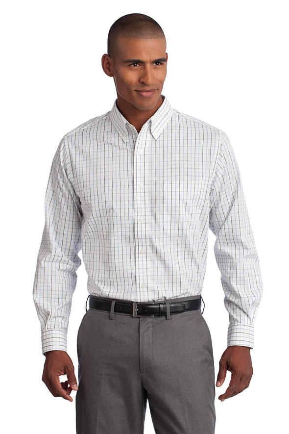 Port Authority Tall Tattersall Easy Care Shirt