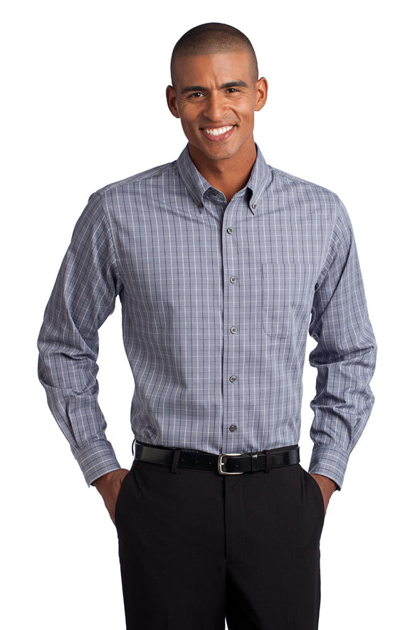 Port Authority Tall Tattersall Easy Care Shirt