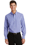Port Authority Long Sleeve Gingham Easy Care Shirt