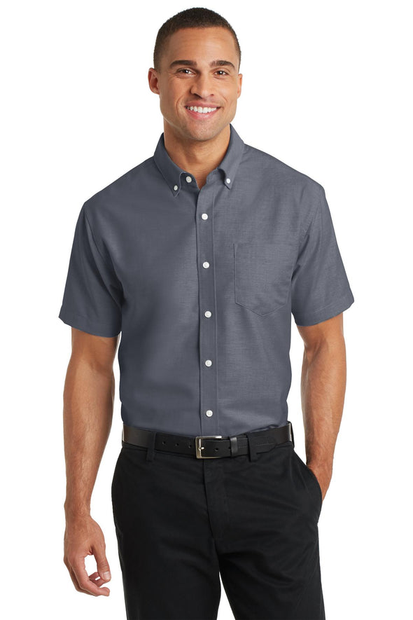 Port Authority Short Sleeve SuperPro Oxford Shirt