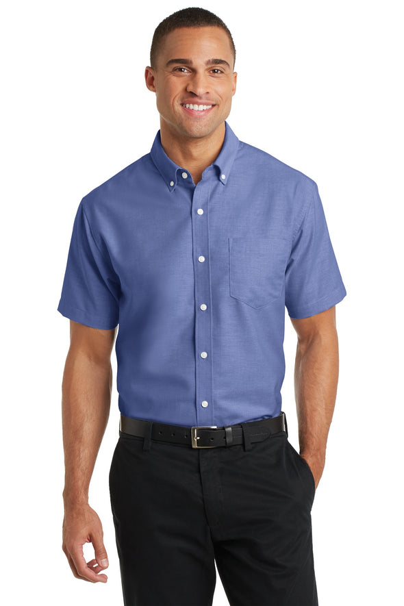 Port Authority Short Sleeve SuperPro Oxford Shirt