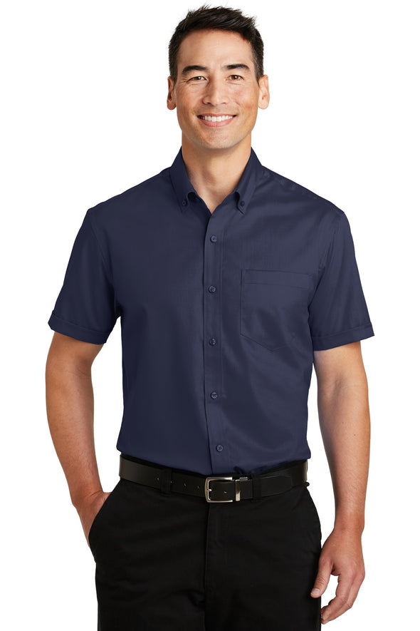 Port Authority Short Sleeve SuperPro Twill Shirt