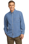 Port & Company Long Sleeve Value Denim Shirt