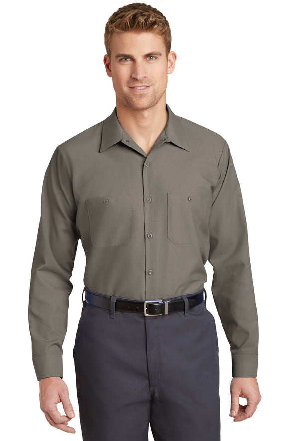 Red Kap Long Sleeve Industrial Work Shirt