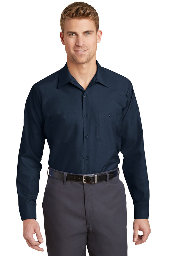 Red Kap Long Sleeve Industrial Work Shirt
