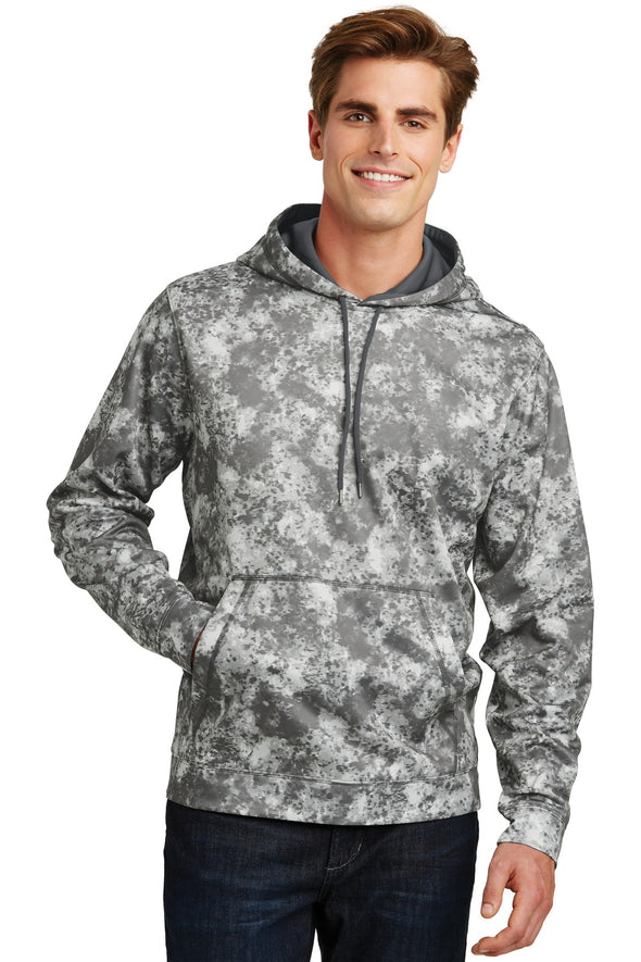 Sport-Tek Sport-Wick Mineral Freeze Fleece Hooded Pullover