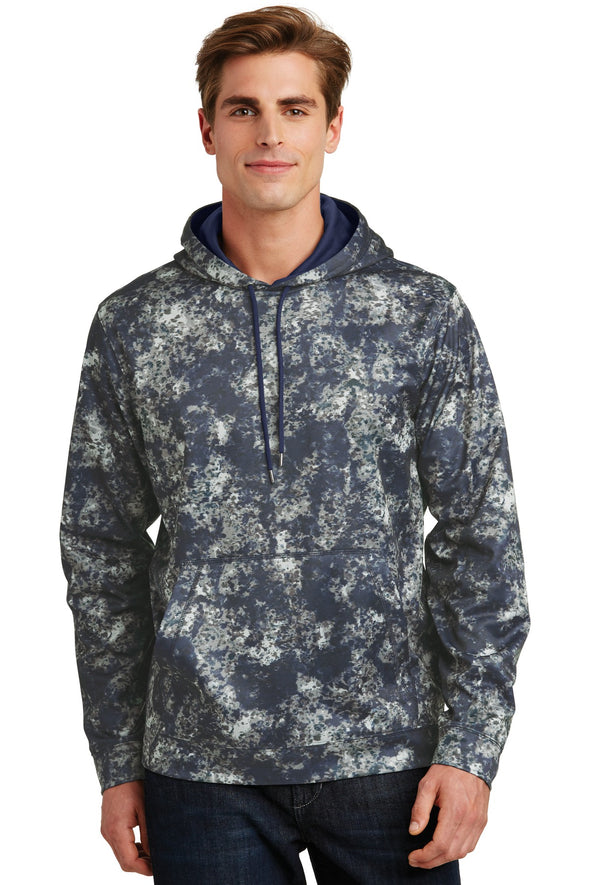 Sport-Tek Sport-Wick Mineral Freeze Fleece Hooded Pullover