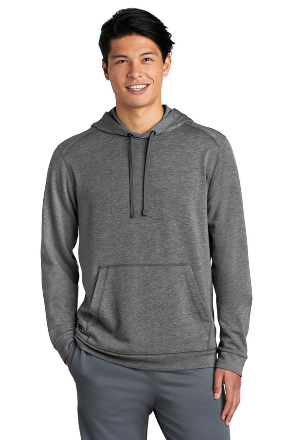 Sport-Tek PosiCharge Tri-Blend Wicking Fleece Hooded Pullover