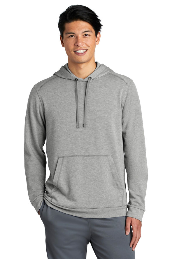 Sport-Tek PosiCharge Tri-Blend Wicking Fleece Hooded Pullover