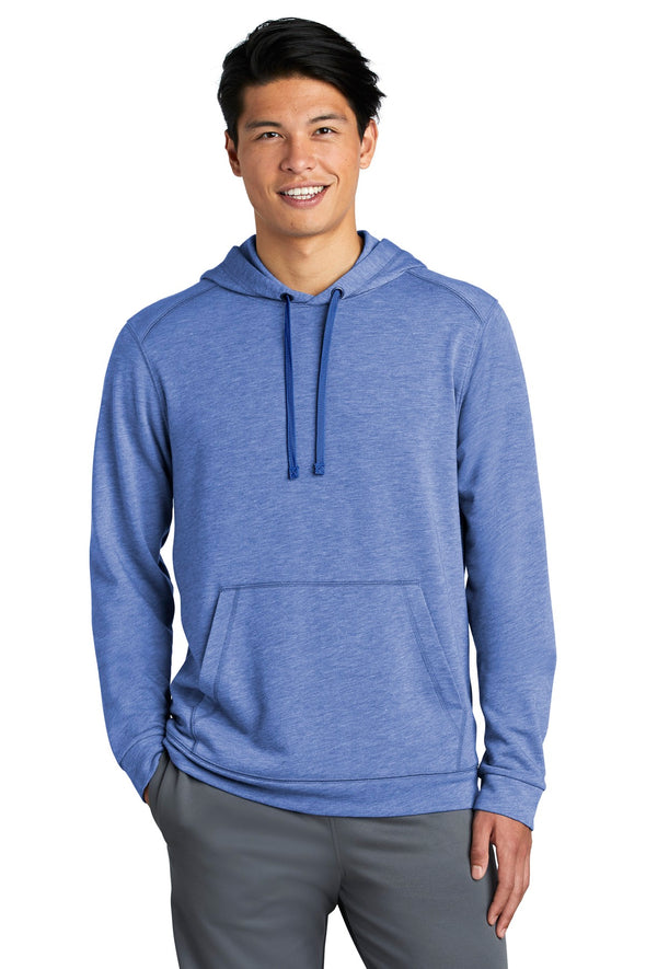 Sport-Tek PosiCharge Tri-Blend Wicking Fleece Hooded Pullover