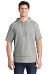 Sport-Tek PosiCharge Tri-Blend Wicking Fleece Short Sleeve Hooded Pullover