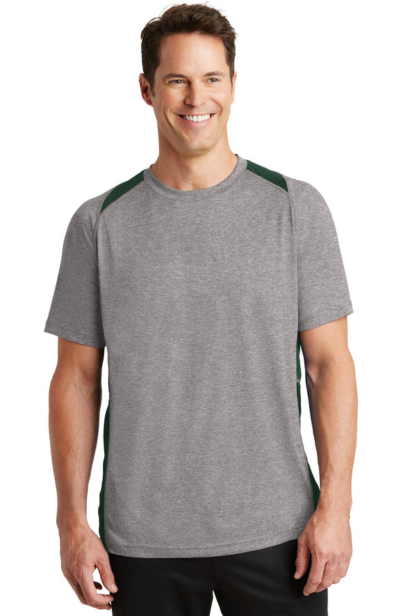 Sport-Tek Heather Colorblock Contender Tee