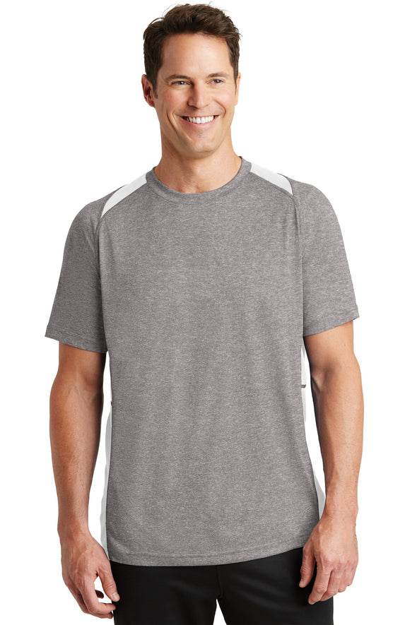 Sport-Tek Heather Colorblock Contender Tee
