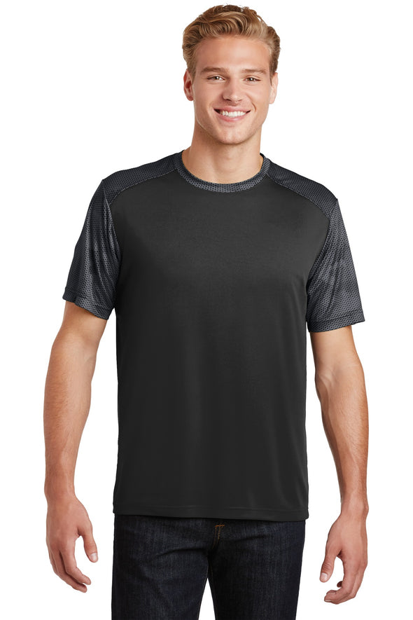 Sport-Tek CamoHex Colorblock Tee