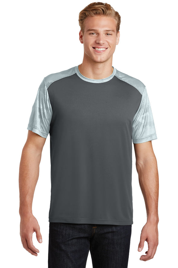 Sport-Tek CamoHex Colorblock Tee