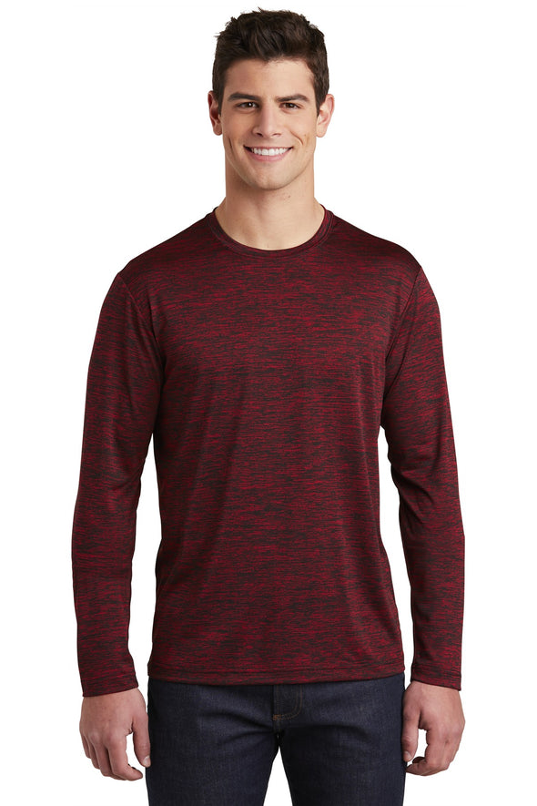Sport-Tek PosiCharge Long Sleeve Electric Heather Tee