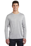 Sport-Tek PosiCharge Long Sleeve Electric Heather Tee