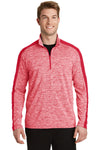 Sport-Tek PosiCharge Electric Heather Colorblock 1/4-Zip Pullover