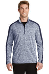 Sport-Tek PosiCharge Electric Heather Colorblock 1/4-Zip Pullover