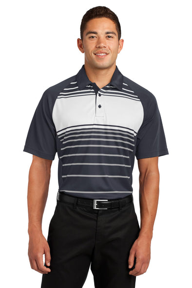 Sport-Tek Dry Zone Sublimated Stripe Polo