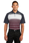 Sport-Tek Dry Zone Sublimated Stripe Polo