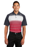 Sport-Tek Dry Zone Sublimated Stripe Polo