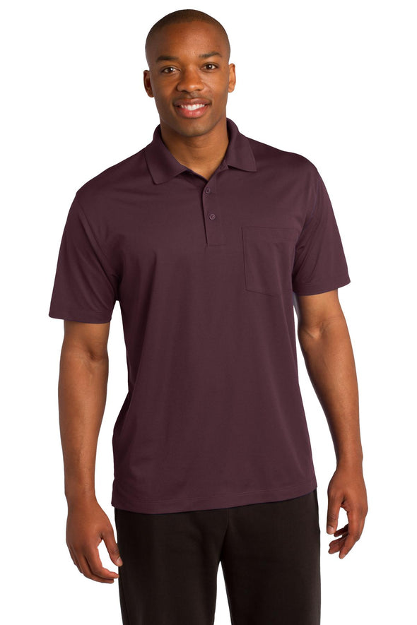 Sport-Tek Micropique Sport-Wick Pocket Polo