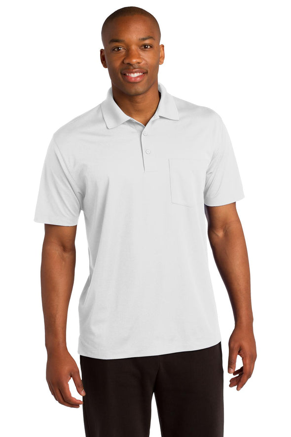Sport-Tek Micropique Sport-Wick Pocket Polo