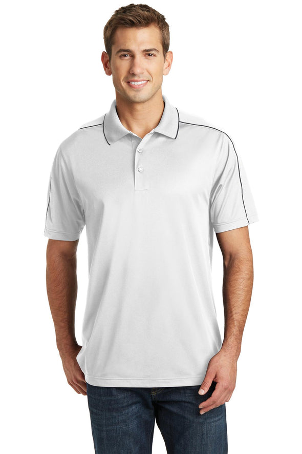 Sport-Tek Micropique Sport-Wick Piped Polo