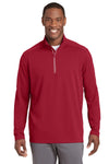 Sport-Tek Sport-Wick Textured 1/4-Zip Pullover