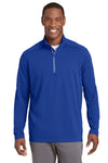 Sport-Tek Sport-Wick Textured 1/4-Zip Pullover