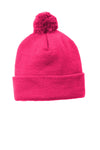 Sport-Tek Solid Pom Pom Beanie