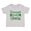 XtraFly Apparel Youth Toddler Mommy's Lucky Charm St. Patrick's Day Kids Birthday Gift Baby Soft Fun Daughter Son Boy Girl Crewneck T-Shirt