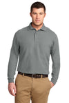 Port Authority Tall Silk Touch Long Sleeve Polo