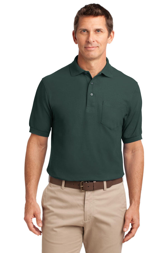 Port Authority Tall Silk Touch Polo with Pocket