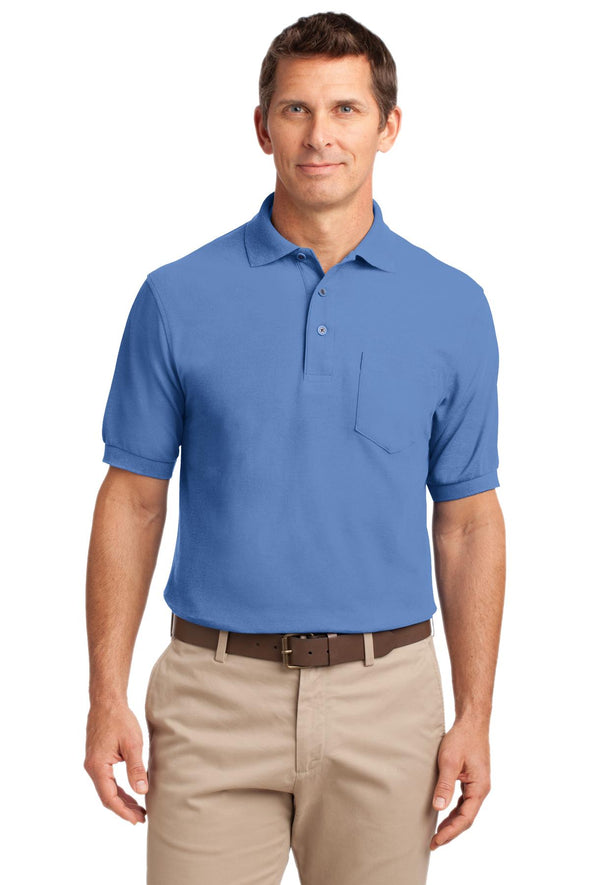 Port Authority Tall Silk Touch Polo with Pocket