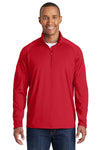 Sport-Tek Tall Sport-Wick Stretch 1/2-Zip Pullover
