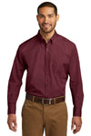 Port Authority Long Sleeve Carefree Poplin Shirt