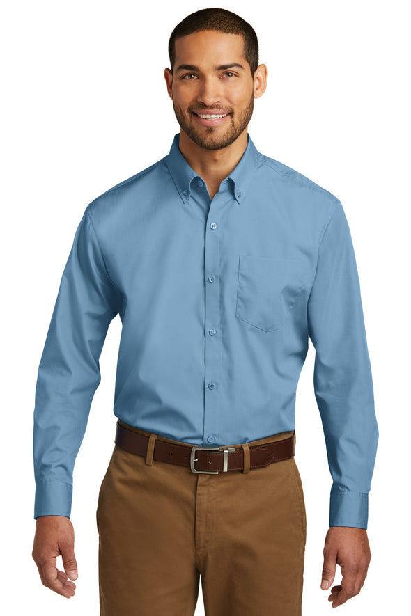 Port Authority Long Sleeve Carefree Poplin Shirt