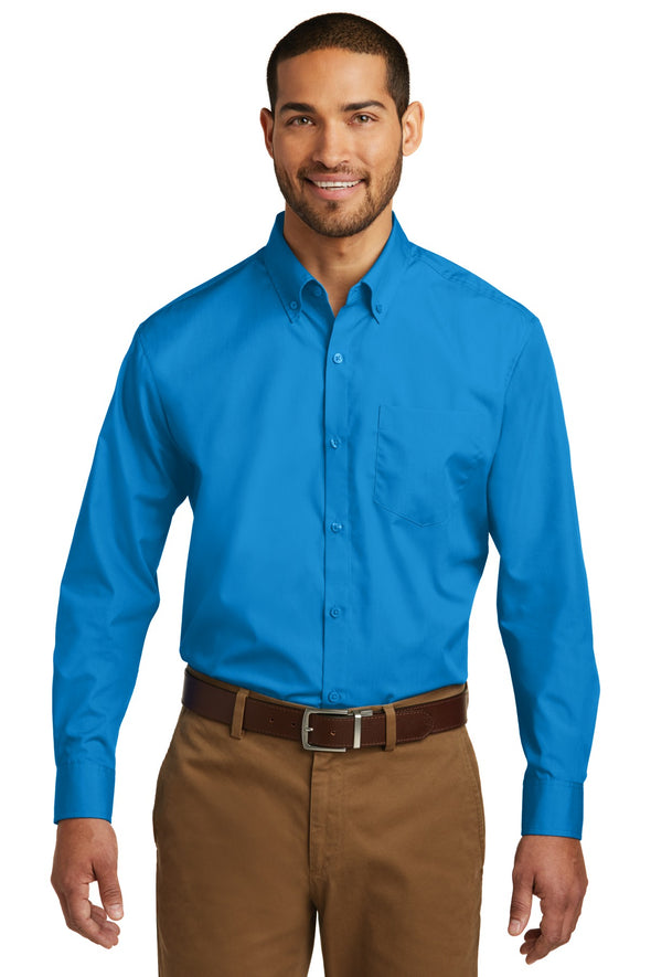 Port Authority Long Sleeve Carefree Poplin Shirt